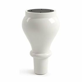 Dizayn Ekol Royal Düz 14 cm Beyaz Ayak