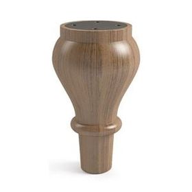 Dizayn Ekol Royal Düz 14 cm Kahverengi Ayak
