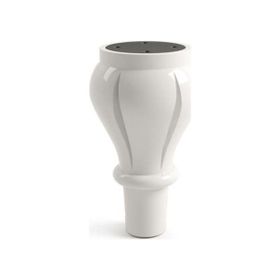 Dizayn Royal 14 cm Desenli Beyaz Plastik Ayak