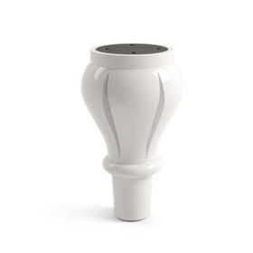Dizayn Royal 14 cm Desenli Beyaz Plastik Ayak