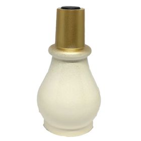 Dizayn Royal 14 cm Düz Gölgeli Altın Sarı Plastik Ayak