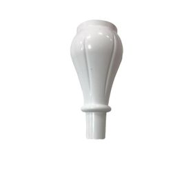 Dizayn Royal 18 cm Desenli Beyaz Plastik Ayak
