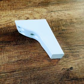 Dizayn Yatay 12 cm Beyaz Plastik Ayak