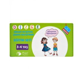 Dizge 3-4 Yaş Dikkat Ve İşitsel Zekayı Geliştirme Eğitim Seti-Önel Yayınları