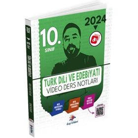 Dizgi Kitap 2024 10. Sınıf Türk Dili Ve Edebiyatı Video Ders Notları