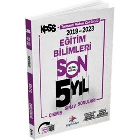 Dizgi Kitap 2024 KPSS Eğitim Bilimleri Son 5 Yıl Çıkmış Sorular Video Çözümlü