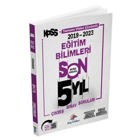 Dizgi Kitap 2024 KPSS Eğitim Bilimleri Son 5 Yıl Çıkmış Sorular Video Çözümlü