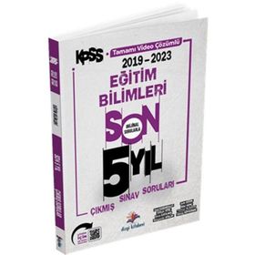 Dizgi Kitap 2024 KPSS Eğitim Bilimleri Son 5 Yıl Çıkmış Sorular Video Çözümlü