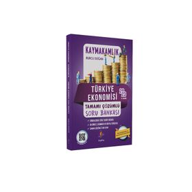 Dizgi Kitap Kaymakamlık Türkiye Ekonomisi Çözümlü Soru Bankası
