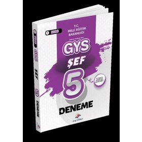 Dizgi Kitap Yayınları - 2023 Milli Eğitim Bakanlığı GYS Şef 5 Deneme
