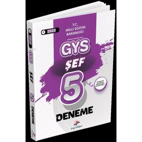 Dizgi Kitap Yayınları - 2023 Milli Eğitim Bakanlığı GYS Şef 5 Deneme