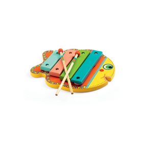 Djeco 18+ Ay 22,5x19x3 cm Renkli Balık Ksilofon