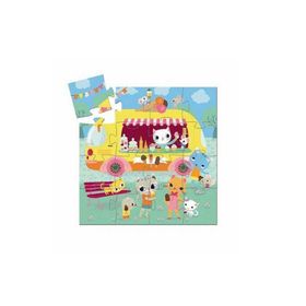 Djeco Dekoratif 16 Parça Ice Cream Truck Puzzle