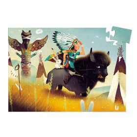 Djeco Dekoratif 36 Parça Kızılderili Puzzle