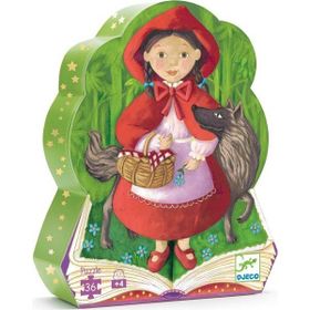 Djeco Dekoratif 36 Parça Little Red Riding Hood Puzzle