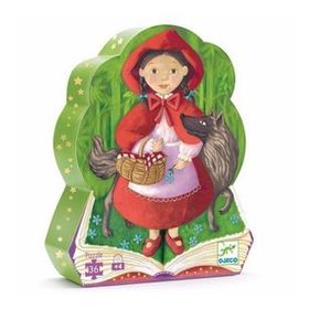 Djeco Dekoratif 36 Parça Little Red Riding Hood Puzzle