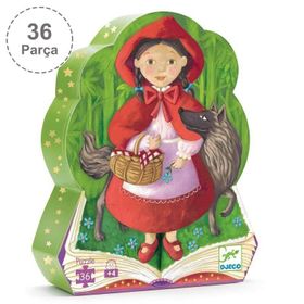 Djeco Dekoratif 36 Parça Little Red Riding Hood Puzzle