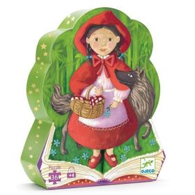 Djeco Dekoratif 36 Parça Little Red Riding Hood Puzzle