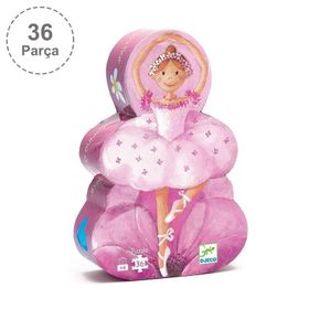 Djeco Dekoratif 36 Parça The Ballerina With The Flower Puzzle