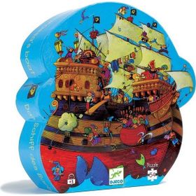 Djeco Dekoratif 54 Parça Barbarossa's Boat Puzzle