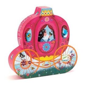Djeco Dekoratif 54 Parça Elise's Carriage Puzzle
