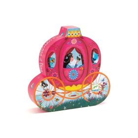 Djeco Dekoratif 54 Parça Elise's Carriage Puzzle