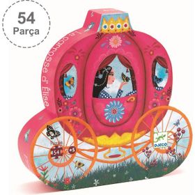 Djeco Dekoratif 54 Parça Elise's Carriage Puzzle