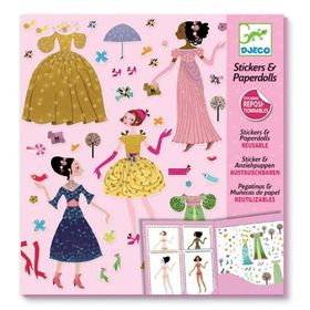 Djeco Dresses Through The Seasons Kağıt Giydirme Seti