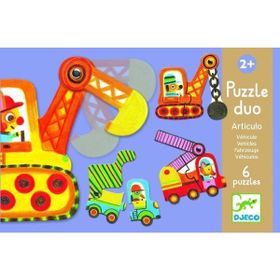 Djeco Duo Vehicles Araçlar İkili Puzzle Puzzle
