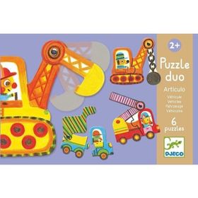 Djeco Duo Vehicles Araçlar İkili Puzzle Puzzle
