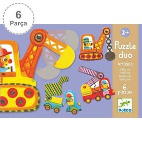 Djeco Duo Vehicles Araçlar İkili Puzzle Puzzle
