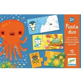 Djeco İkili Duo Hide Seek Puzzle