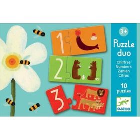 Djeco İkili Duo Numbers Puzzle