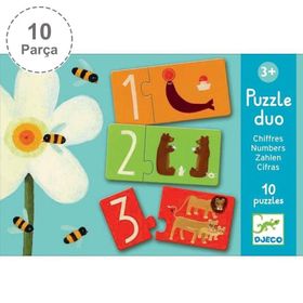 Djeco İkili Duo Numbers Puzzle