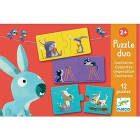 Djeco İkili Duo Opposites Puzzle
