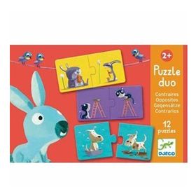 Djeco İkili Duo Opposites Puzzle
