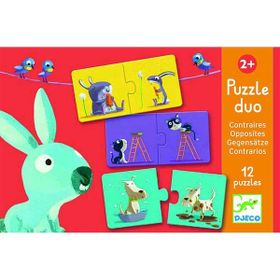 Djeco İkili Duo Opposites Puzzle