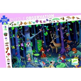 Djeco Klasik 100 Parça Enchanted Forest Puzzle