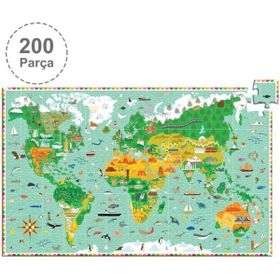 Djeco Klasik 200 Parça Around The World Puzzle