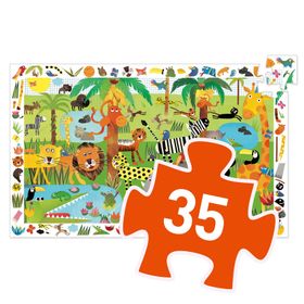 Djeco Klasik 35 Parçalı Jungle Puzzle