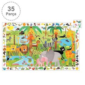 Djeco Klasik 35 Parçalı Jungle Puzzle