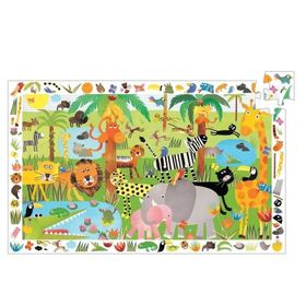 Djeco Klasik 35 Parçalı Jungle Puzzle