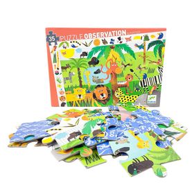 Djeco Klasik 35 Parçalı Jungle Puzzle