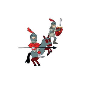 Djeco Knights Resim Boyama Şablonları