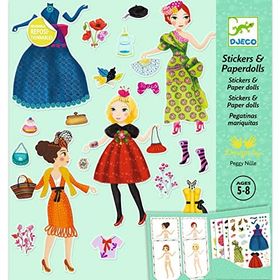 Djeco Massive Fashion Kağıt Giydirme Seti