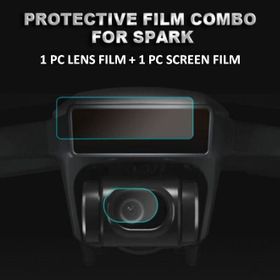 DJI Spark Drone 2 Adet Kamera Lens Koruyucu Film