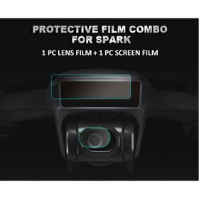 DJI Spark Drone 2 Adet Kamera Lens Koruyucu Film