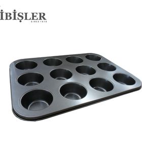 DK 1636-6 12 Bölmeli Muffin Kek Kalıbı