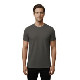DK DAKSEL DKS-1000 Pamuklu Koyu Füme Erkek T-shirt