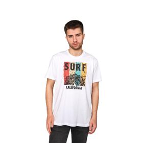 DK DAKSEL NOETR-0-4039 Baskılı Beyaz Erkek T-shirt